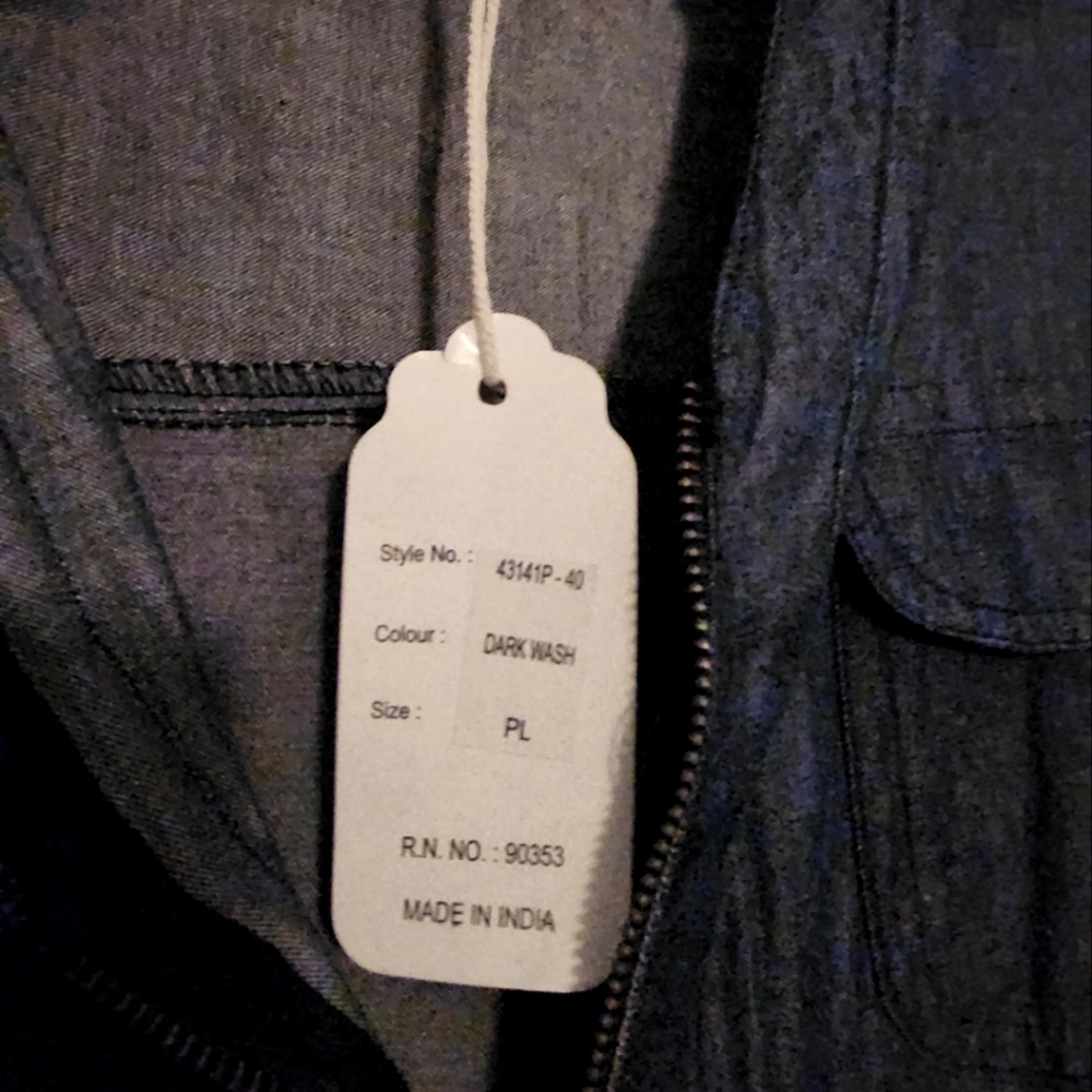 Dark Wash Dress Petite L - Picture 2 of 3